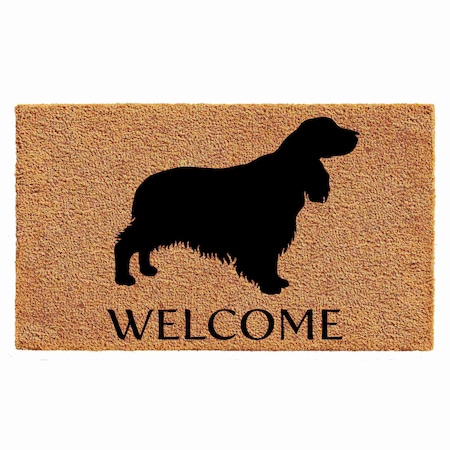 Calloway Mills Entrance Mat, Coir, Natural, Black 105712436